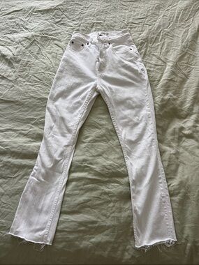 Abercrombie & Fitch Slim Straight Ultra High Rise Jeans - short length